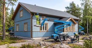 Henkilönostimen vuokraus.